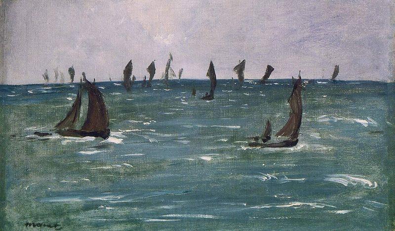 Edouard Manet Golfe de Gascogne France oil painting art